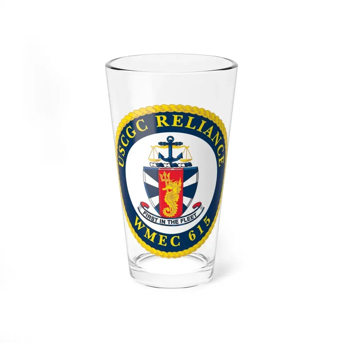 USCGC Reliance   Glassware (U.S. Coast Guard) Pint Glass 16oz 16oz - Go Mug Yourself