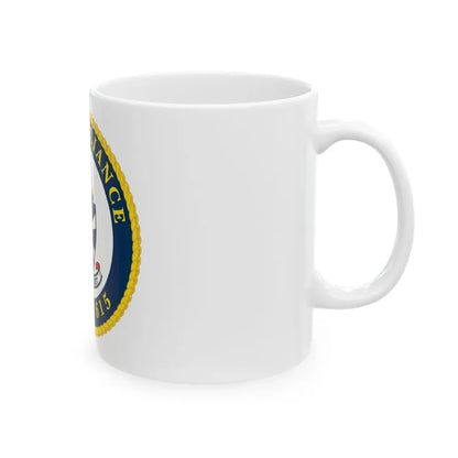USCGC Reliance   Glassware (U.S. Coast Guard) White Coffee Mug - Go Mug Yourself