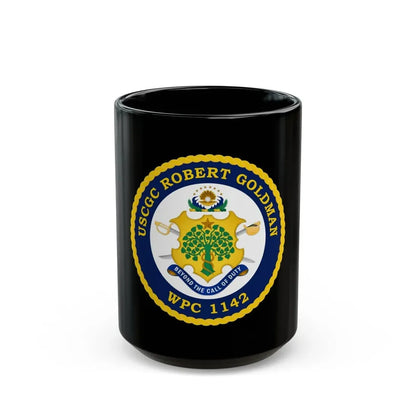 USCGC Robert Goldman WPC 1142 (U.S. Coast Guard) Black Coffee Mug 15oz - Go Mug Yourself