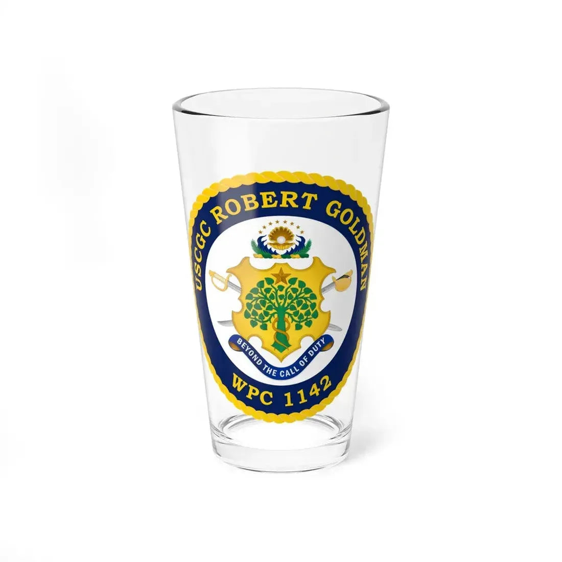 USCGC Robert Goldman WPC 1142 (U.S. Coast Guard) Pint Glass 16oz 16oz - Go Mug Yourself