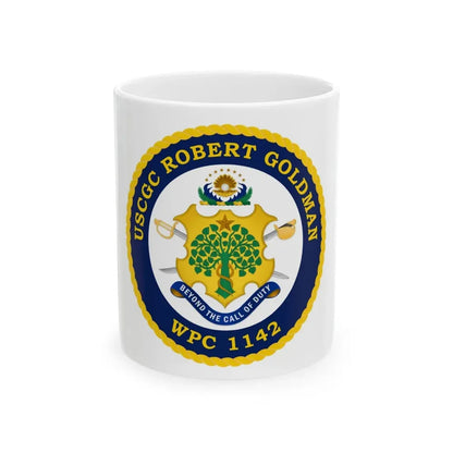 USCGC Robert Goldman WPC 1142 (U.S. Coast Guard) White Coffee Mug 11oz - Go Mug Yourself