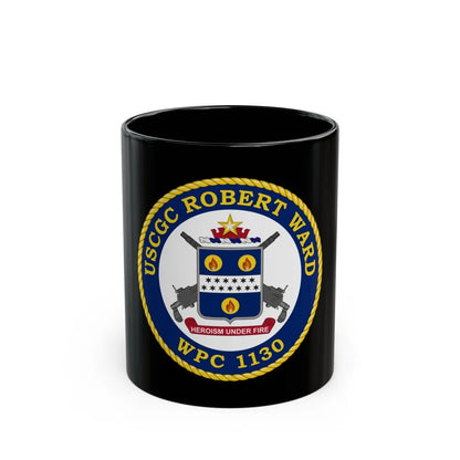 USCGC Robert Ward WPC 1130 (U.S. Coast Guard) Black Coffee Mug-11oz-Go Mug Yourself