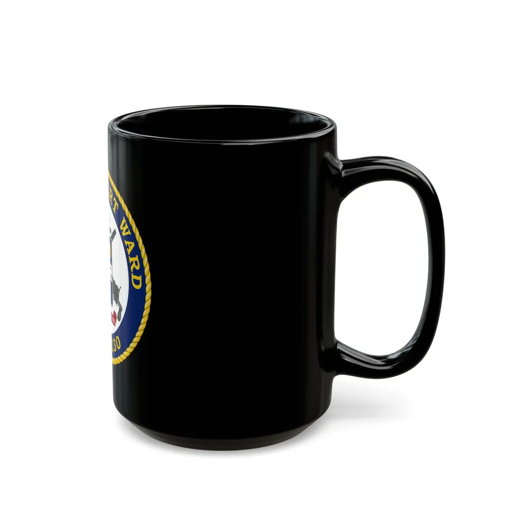 USCGC Robert Ward WPC 1130 (U.S. Coast Guard) Black Coffee Mug-Go Mug Yourself