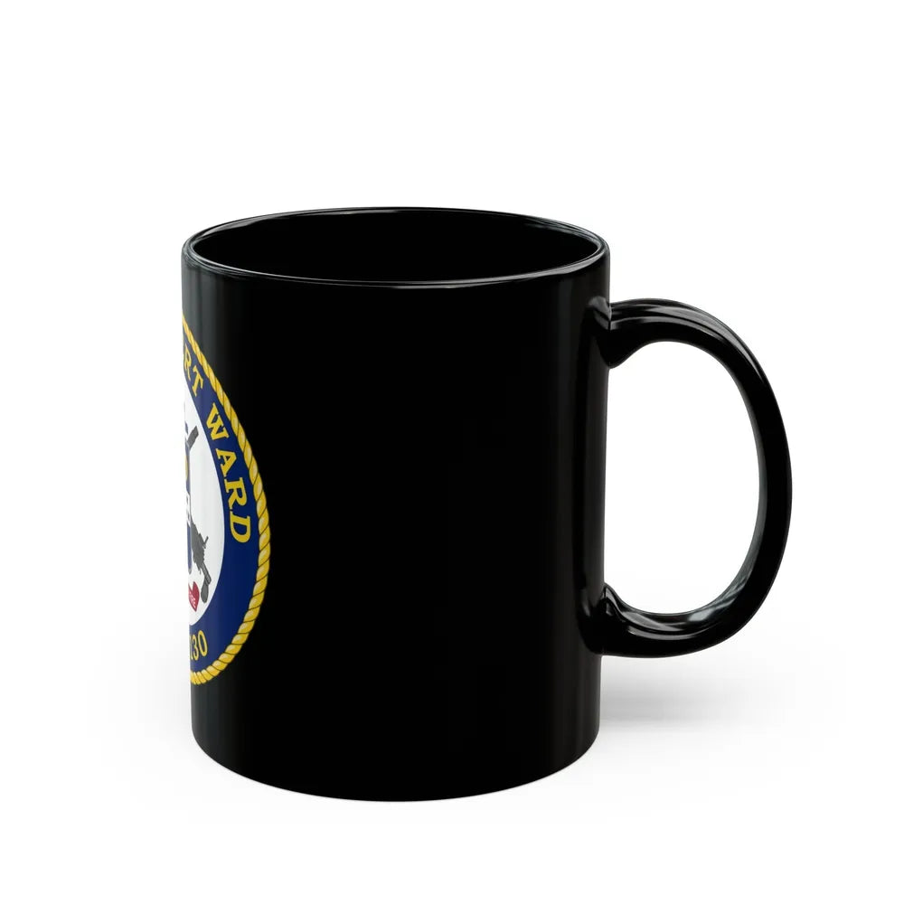 USCGC Robert Ward WPC 1130 (U.S. Coast Guard) Black Coffee Mug-Go Mug Yourself