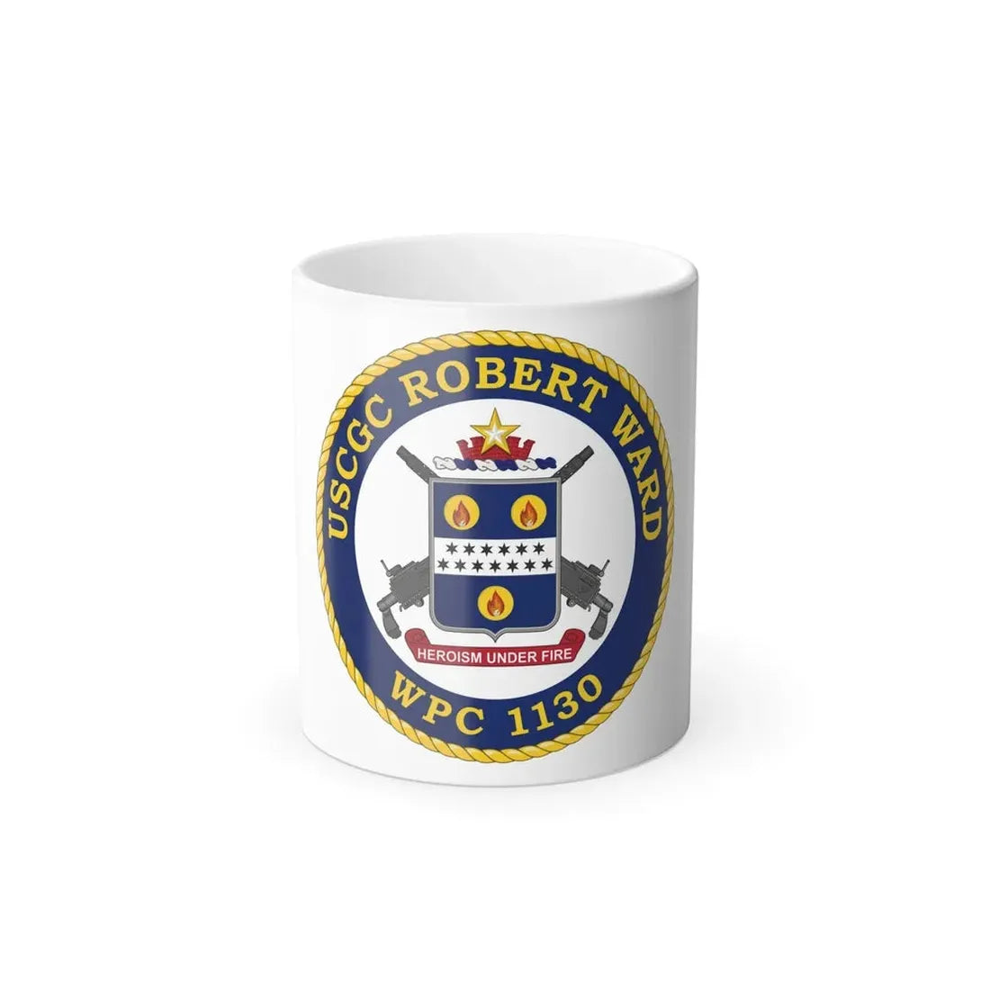 USCGC Robert Ward WPC 1130 (U.S. Coast Guard) Color Changing Coffee Mug 11oz - Go Mug Yourself