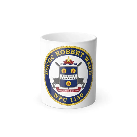 USCGC Robert Ward WPC 1130 (U.S. Coast Guard) Color Changing Coffee Mug 11oz - Go Mug Yourself