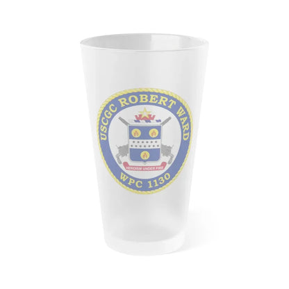 USCGC Robert Ward WPC 1130 (U.S. Coast Guard) Frosted Pint Glass 16oz Default Title - Go Mug Yourself
