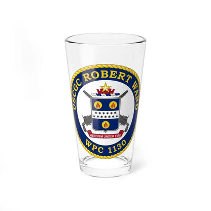 USCGC Robert Ward WPC 1130 (U.S. Coast Guard) Pint Glass 16oz 16oz - Go Mug Yourself