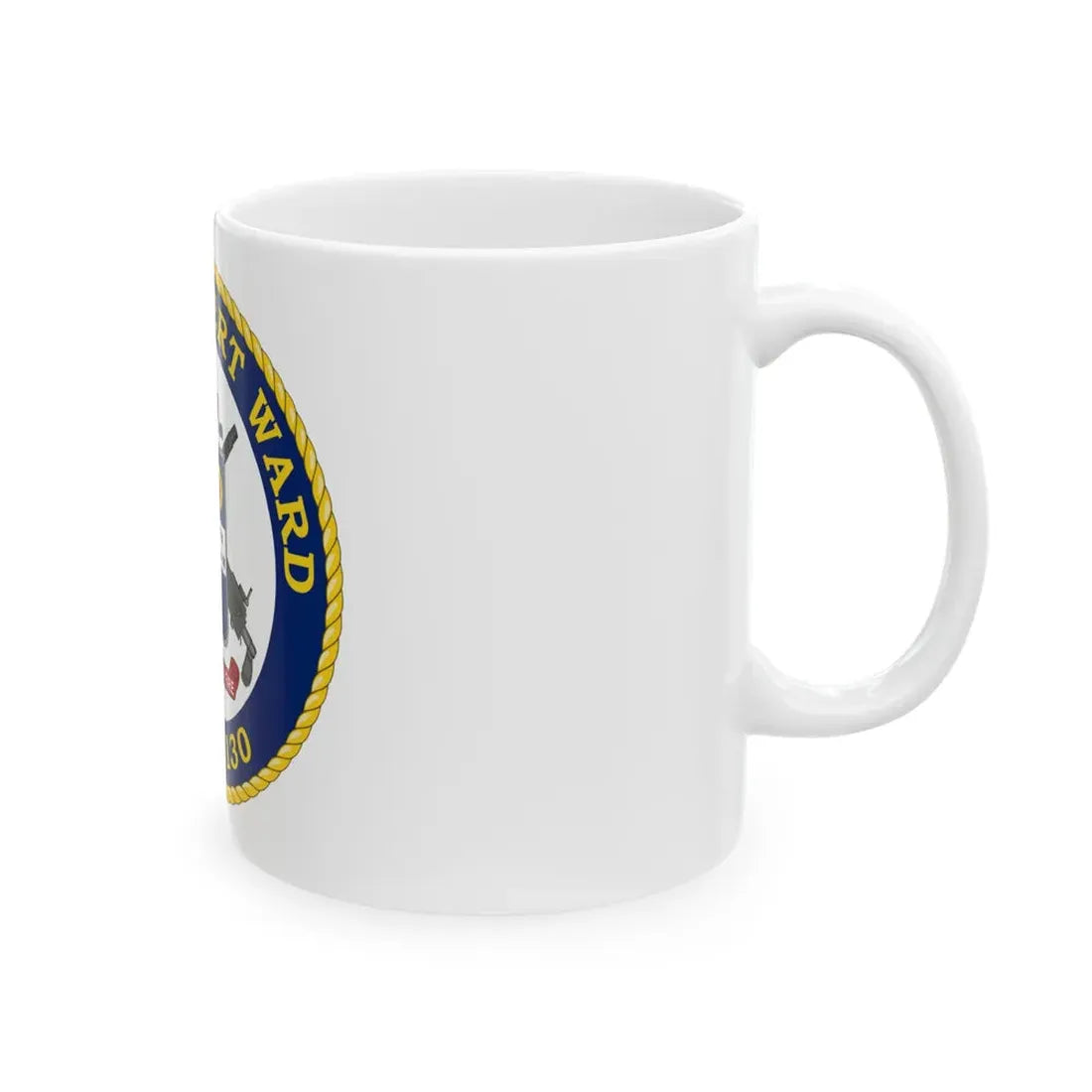 USCGC Robert Ward WPC 1130 (U.S. Coast Guard) White Coffee Mug - Go Mug Yourself