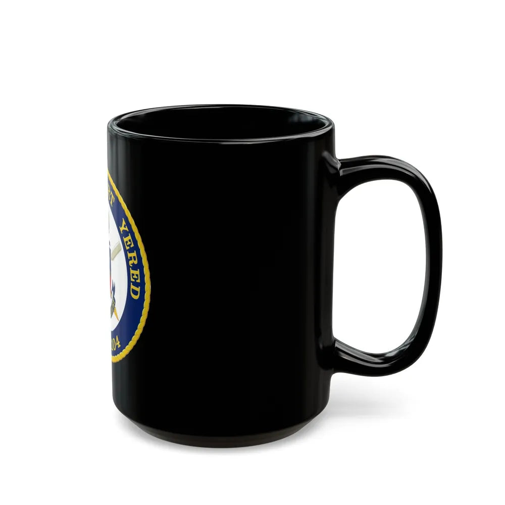 USCGC Robert Yered WPC 1104 1 (U.S. Coast Guard) Black Coffee Mug-Go Mug Yourself