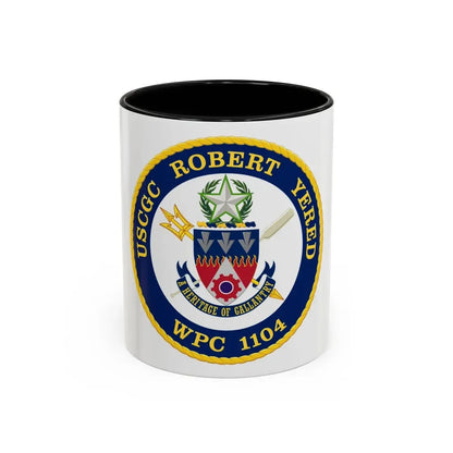 USCGC Robert Yered WPC 1104 1 (U.S. Coast Guard) Accent Coffee Mug 11oz Black - Go Mug Yourself