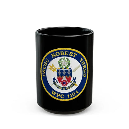 USCGC Robert Yered WPC 1104 1 (U.S. Coast Guard) Black Coffee Mug 15oz - Go Mug Yourself