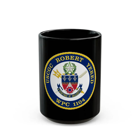 USCGC Robert Yered WPC 1104 1 (U.S. Coast Guard) Black Coffee Mug 15oz - Go Mug Yourself