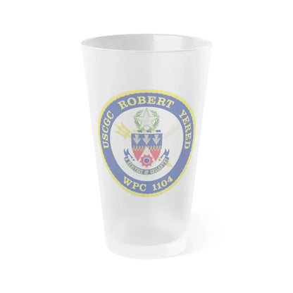 USCGC Robert Yered WPC 1104 1 (U.S. Coast Guard) Frosted Pint Glass 16oz Default Title - Go Mug Yourself