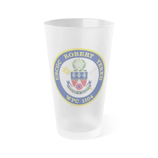 USCGC Robert Yered WPC 1104 1 (U.S. Coast Guard) Frosted Pint Glass 16oz Default Title - Go Mug Yourself