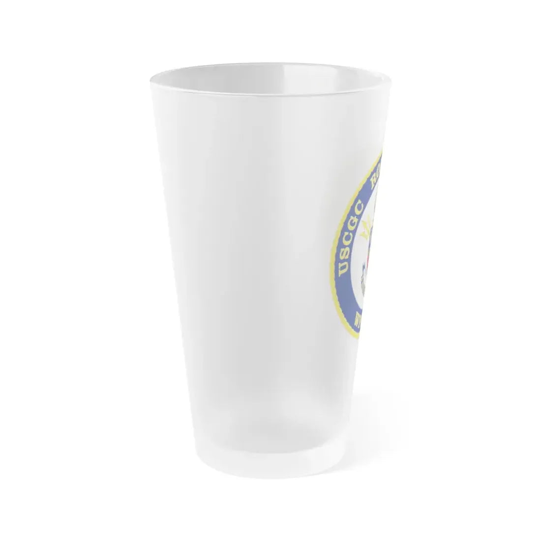 USCGC Robert Yered WPC 1104 1 (U.S. Coast Guard) Frosted Pint Glass 16oz - Go Mug Yourself
