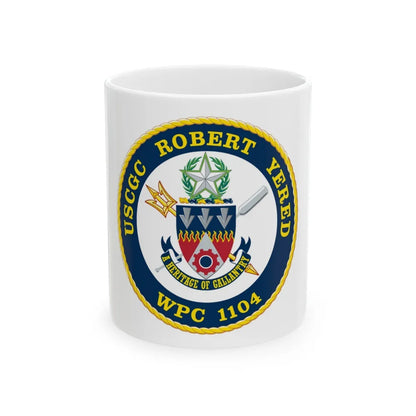 USCGC ROBERT YERED WPC 1104 (U.S. Coast Guard) White Coffee Mug-11oz-Go Mug Yourself