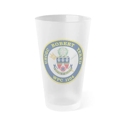 USCGC ROBERT YERED WPC 1104 (U.S. Coast Guard) Frosted Pint Glass 16oz Default Title - Go Mug Yourself