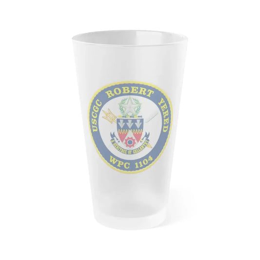 USCGC ROBERT YERED WPC 1104 (U.S. Coast Guard) Frosted Pint Glass 16oz Default Title - Go Mug Yourself