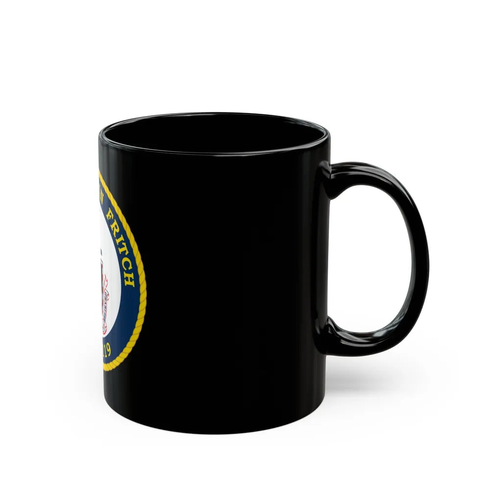 USCGC Rollin Fritch WPC 1119 (U.S. Coast Guard) Black Coffee Mug-Go Mug Yourself