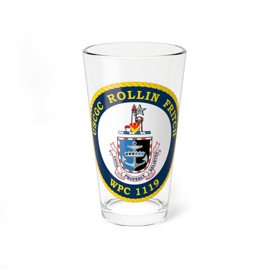 USCGC Rollin Fritch WPC 1119 (U.S. Coast Guard) Pint Glass 16oz-16oz-Go Mug Yourself