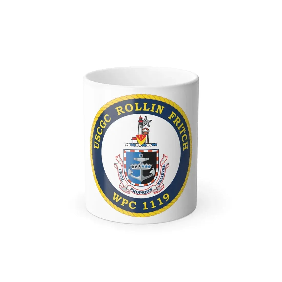 USCGC Rollin Fritch WPC 1119 (U.S. Coast Guard) Color Changing Coffee Mug 11oz - Go Mug Yourself