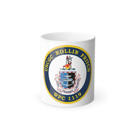 USCGC Rollin Fritch WPC 1119 (U.S. Coast Guard) Color Changing Coffee Mug 11oz - Go Mug Yourself