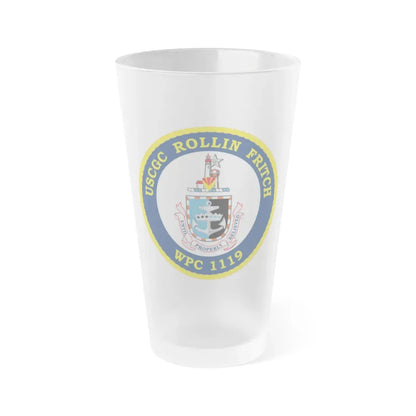 USCGC Rollin Fritch WPC 1119 (U.S. Coast Guard) Frosted Pint Glass 16oz Default Title - Go Mug Yourself