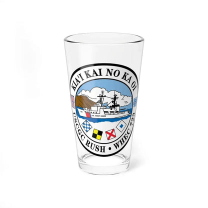 USCGC RUSH WHEC 723 (U.S. Coast Guard) Pint Glass 16oz 16oz - Go Mug Yourself