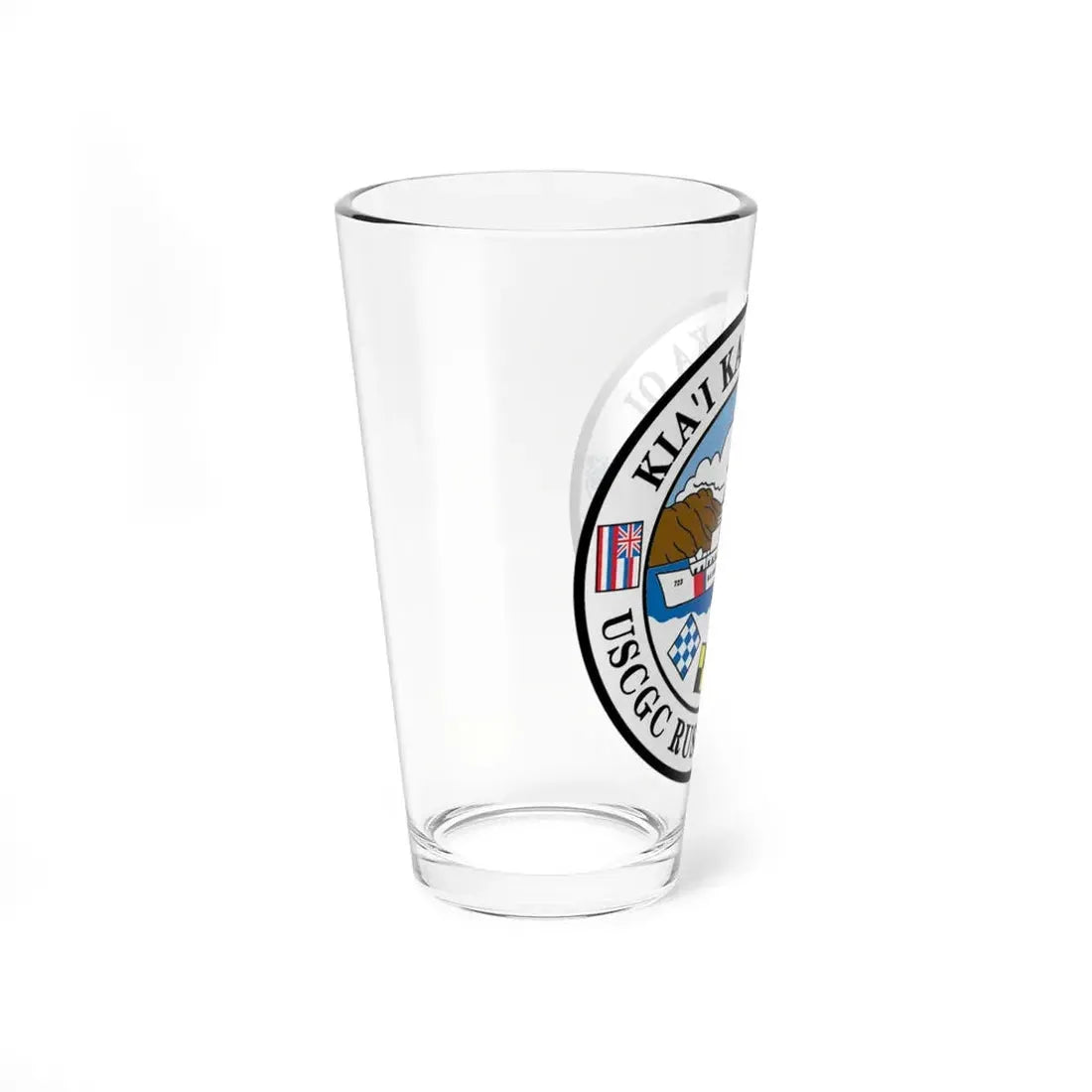 USCGC RUSH WHEC 723 (U.S. Coast Guard) Pint Glass 16oz - Go Mug Yourself