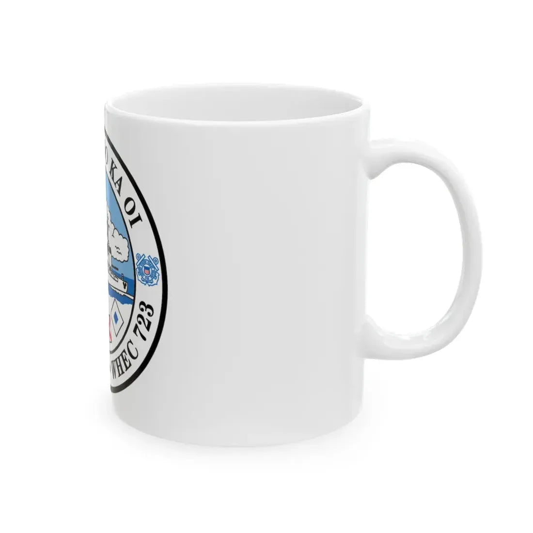USCGC RUSH WHEC 723 (U.S. Coast Guard) White Coffee Mug - Go Mug Yourself