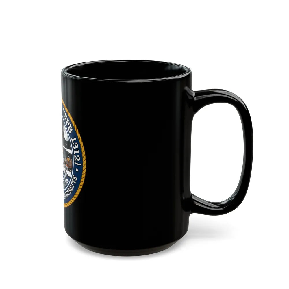 USCGC Sanibel WPB 1312 (U.S. Coast Guard) Black Coffee Mug-Go Mug Yourself