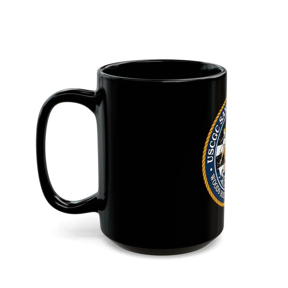 USCGC Sanibel WPB 1312 (U.S. Coast Guard) Black Coffee Mug-Go Mug Yourself