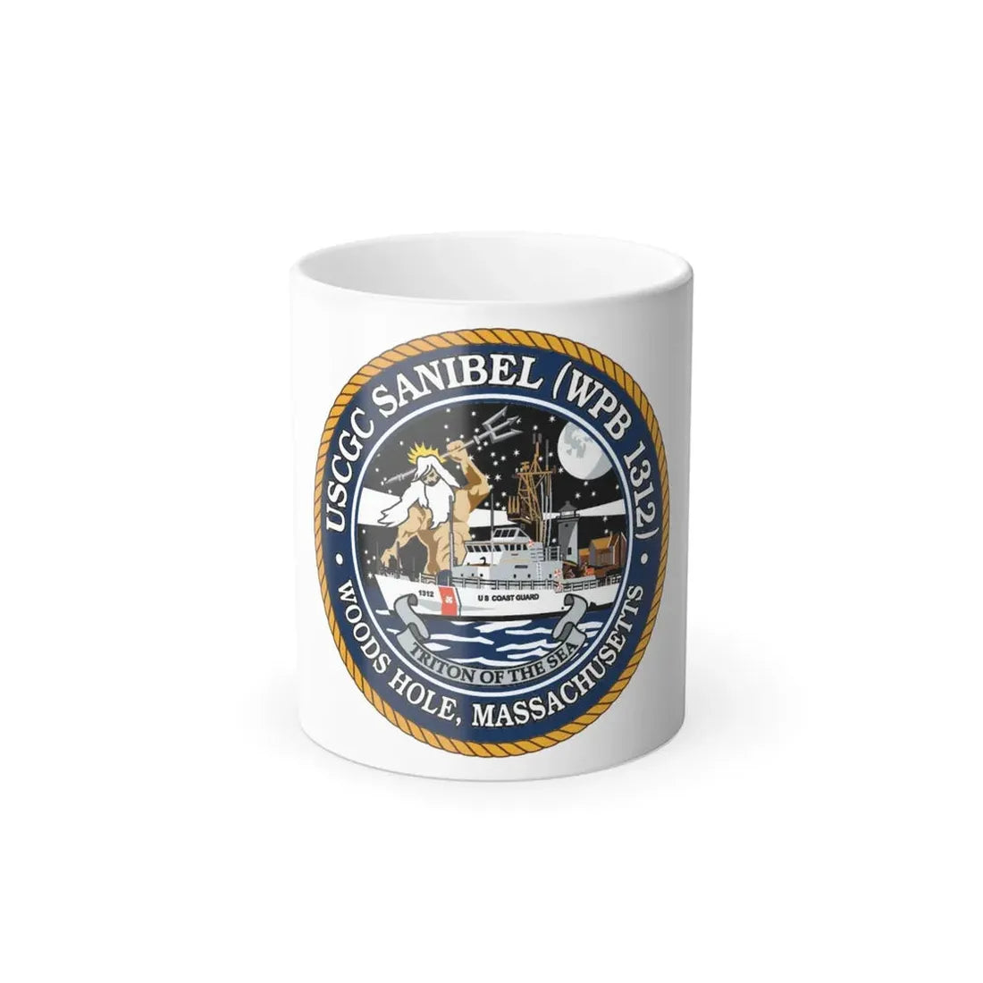 USCGC Sanibel WPB 1312 (U.S. Coast Guard) Color Changing Coffee Mug 11oz - Go Mug Yourself