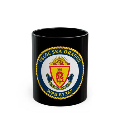 USCGC Sea Dragon WPB 87367 (U.S. Coast Guard) Black Coffee Mug-11oz-Go Mug Yourself