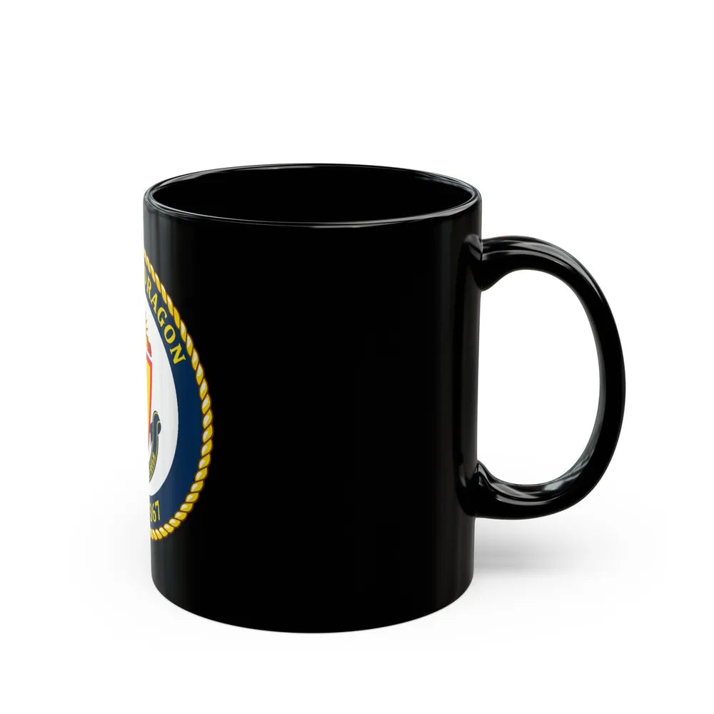 USCGC Sea Dragon WPB 87367 (U.S. Coast Guard) Black Coffee Mug-Go Mug Yourself