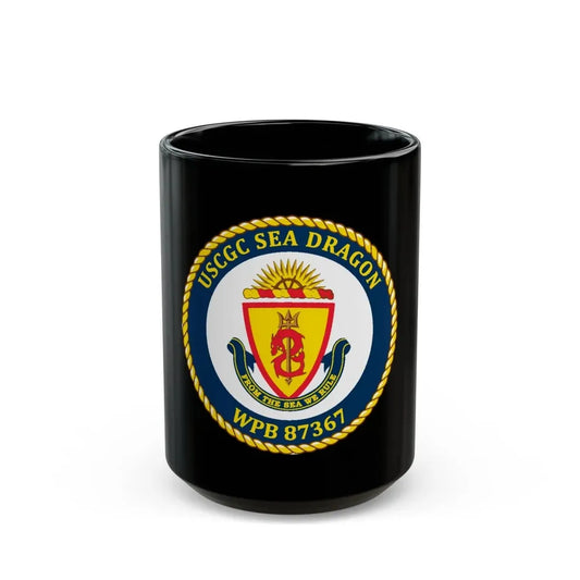 USCGC Sea Dragon WPB 87367 (U.S. Coast Guard) Black Coffee Mug 15oz - Go Mug Yourself