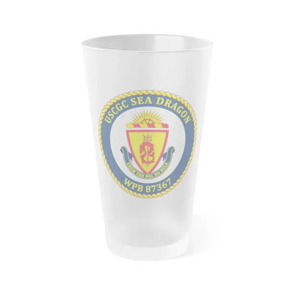USCGC Sea Dragon WPB 87367 (U.S. Coast Guard) Frosted Pint Glass 16oz Default Title - Go Mug Yourself
