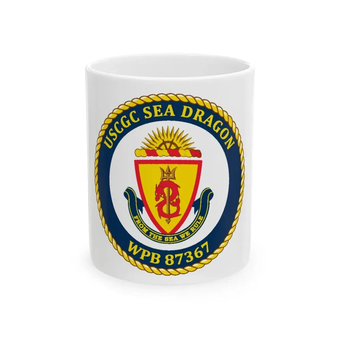 USCGC Sea Dragon WPB 87367 (U.S. Coast Guard) White Coffee Mug 11oz - Go Mug Yourself