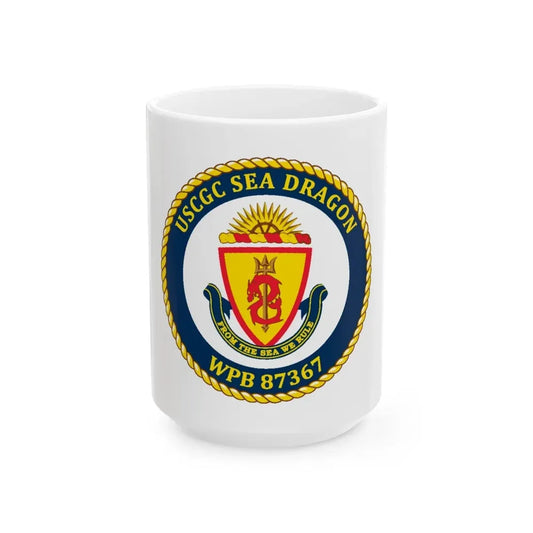 USCGC Sea Dragon WPB 87367 (U.S. Coast Guard) White Coffee Mug 15oz - Go Mug Yourself
