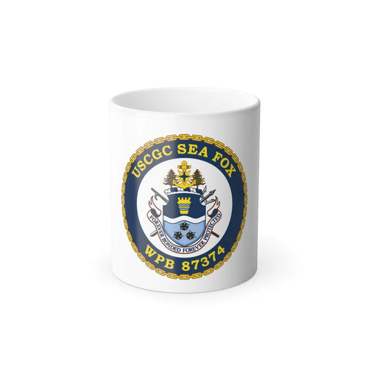 USCGC Sea Fox WPB 87374 2 (U.S. Coast Guard) Color Changing Mug 11oz-11oz-Go Mug Yourself