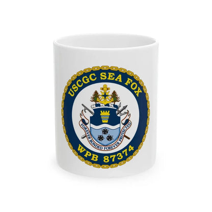 USCGC Sea Fox WPB 87374 2 (U.S. Coast Guard) White Coffee Mug 11oz - Go Mug Yourself