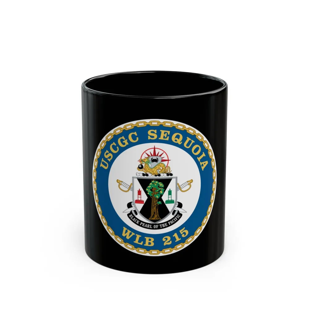 USCGC Sequoia WLB 215 (U.S. Coast Guard) Black Coffee Mug-11oz-Go Mug Yourself