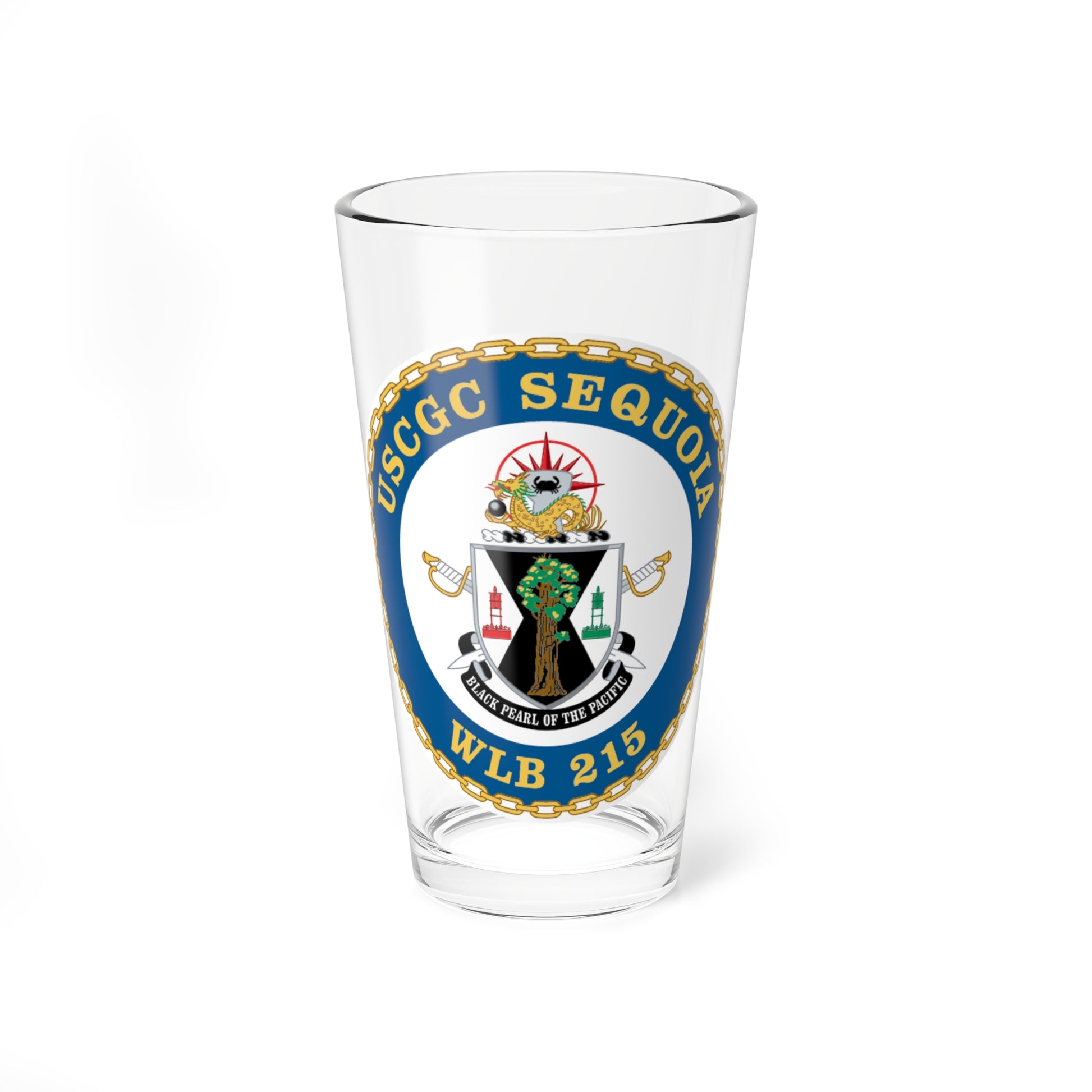 USCGC Sequoia WLB 215 (U.S. Coast Guard) Pint Glass 16oz-16oz-Go Mug Yourself