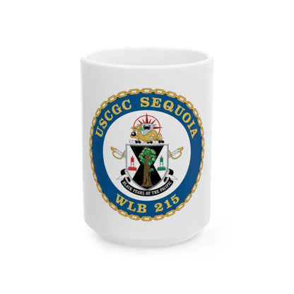 USCGC Sequoia WLB 215 (U.S. Coast Guard) White Coffee Mug-15oz-Go Mug Yourself