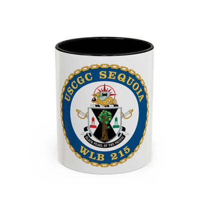 USCGC Sequoia WLB 215 (U.S. Coast Guard) Accent Coffee Mug 11oz Black - Go Mug Yourself