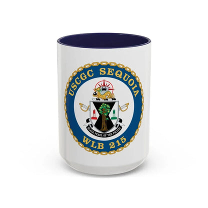 USCGC Sequoia WLB 215 (U.S. Coast Guard) Accent Coffee Mug 15oz Navy - Go Mug Yourself
