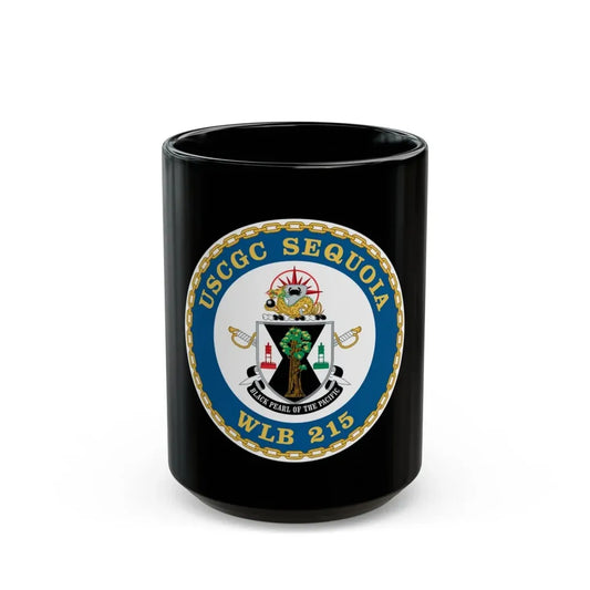 USCGC Sequoia WLB 215 (U.S. Coast Guard) Black Coffee Mug 15oz - Go Mug Yourself