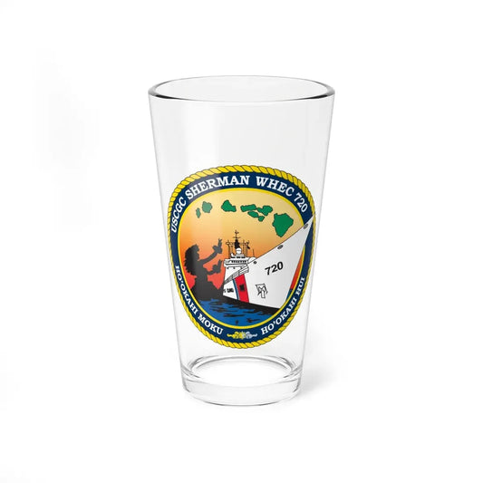 USCGC Sherman WHEC 720 new 2016 (U.S. Coast Guard) Pint Glass 16oz 16oz - Go Mug Yourself