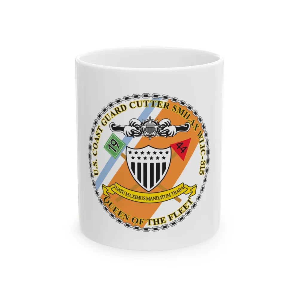 USCGC Simlax (U.S. Coast Guard) White Coffee Mug-11oz-Go Mug Yourself